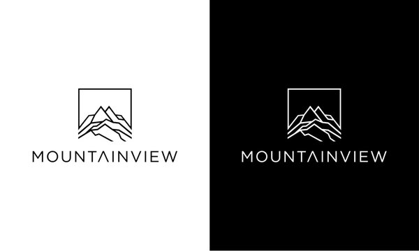 Mountain view square logo