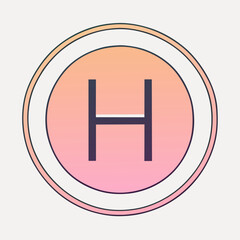 letter h logo