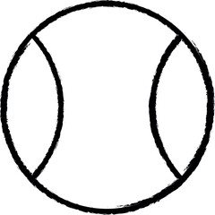 sport, baseball icon grunge style vector