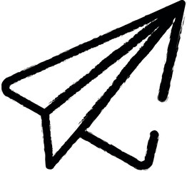 letter telegram icon grunge style vector