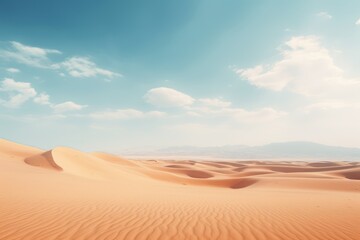 Fototapeta na wymiar Empty landscape. Dunes of the desert