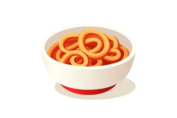 Udon Noodles - Icon on white background