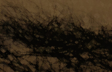 A dark menacing pixelated abstract halloween background