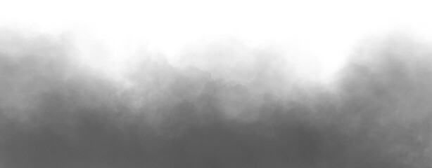 Misty fog, Smoke, vapor, Fog texture overlays on transparent background, PNG