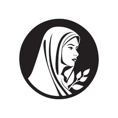 Hijab  Logo Vector Images