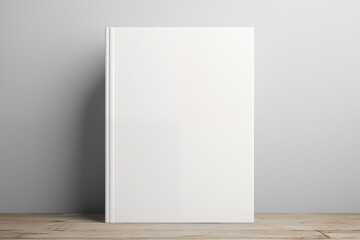 Book cover - Clean blank white Mockup - cover reveal - book launch - Hardcover - obrazy, fototapety, plakaty