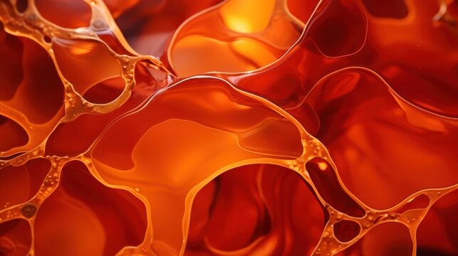 Red alocohol ink ripple pattern UHD wallpaper