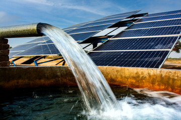 Solar powered tube well for irrigation