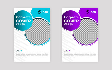 Corporate Brochure Book Cover Design Template