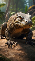 Obraz premium Komodo dragon