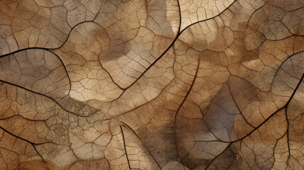 Translucent leaves with visible intricate veins and natural texture