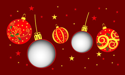 christmas toy abstract vector background