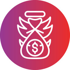 Angel investor Icon style