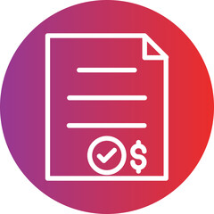 Loan application Icon style