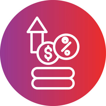 Interest rate Icon style