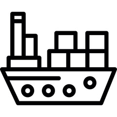 Container ship Icon