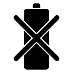 battery glyph icon