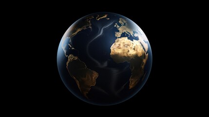  a view of the earth from space, showing africa and other parts of the world, with a black background.