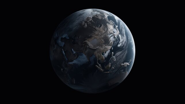  a view of the earth from space showing africa and the other parts of the world in the center of the image.
