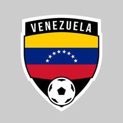 Shield Football Team Badge of Venezuela