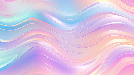 Abstract Seamless Y2K Retro Futurism Iridescent Playful Pastel Holographic Heatmap Gradient Blur Background Texture. Dreamy Opalescent Pale Rainbow. Retro 80s Aesthetic. Nostalgic Vaporwave Webpunk