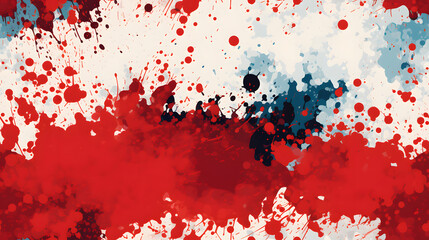 Seamless abstract blood splatter texture with dynamic splash effect