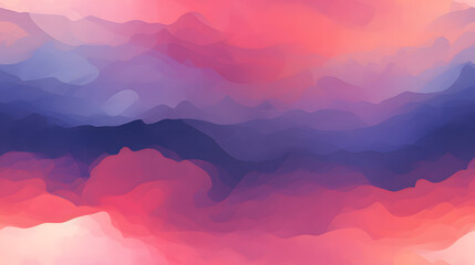 Seamless abstract pattern of dramatic sunset sky with reds and purples
