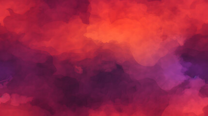 Seamless abstract pattern of dramatic sunset sky with reds and purples