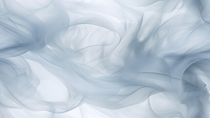 Seamless close-up of delicate smoke swirls with soft ethereal look