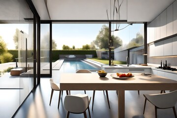 room with table