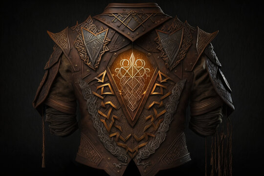 Fantasy game armor design, Generative AI illustrations