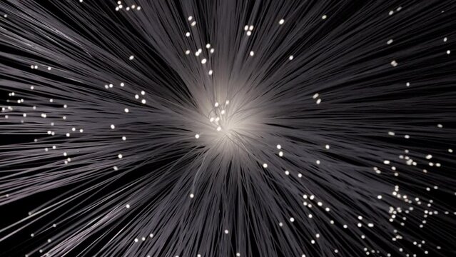 Science or technology background made of fiber optics.