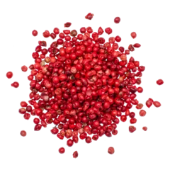 Foto auf Acrylglas Whole pink pepper - spice transparent background png © Inco