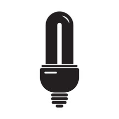 fluorescent bulbs icon logo vector design template