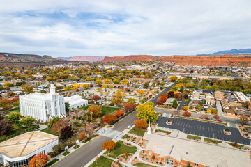The Sain George, Utah, Lds temple 