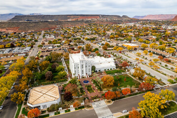 The Sain George, Utah, Lds temple 