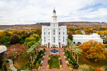 The Sain George, Utah, Lds temple 