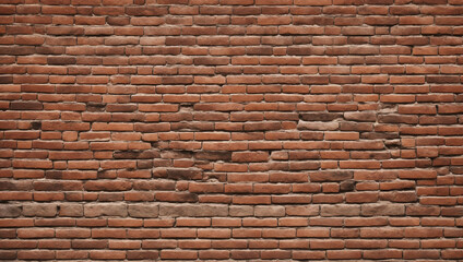 The old red brick wall. The middle plan
