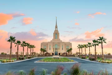 Wall murals Place of worship  The Red Cliffs Lds temple in Saint George Utah 