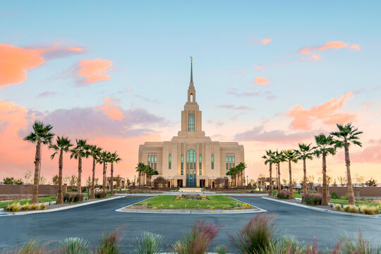  The Red Cliffs Lds temple in Saint George Utah 