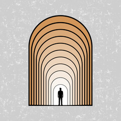 graphic geometric color line people art design pattern background texture abstract print