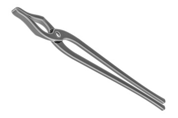 Blacksmith Tongs, 3D rendering isolated on transparent background