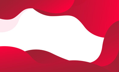 Red background with hearts, Red banner