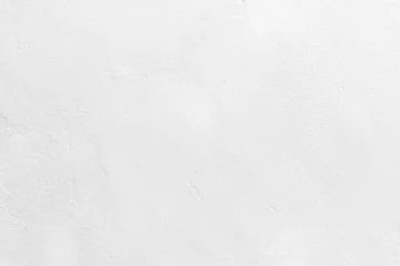 Fotobehang White concrete wall texture background. Uneven render stucco white painted concrete wall texture background. Rough and grunge wall in the sun.  © Maliflower73