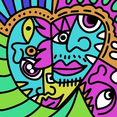abstract graphics of versatile .