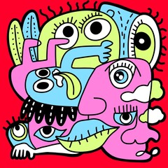 abstract graphics of versatile .