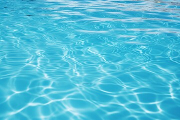 Abstract beautiful ripple wave and clear turquoise water surface in swimming pool, Turquoise or blue water