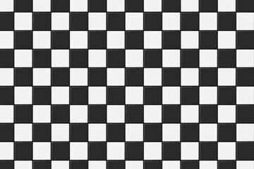 Black and white tiles seamless pattern vector