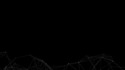 Abstract geometric background. Plexus mesh backdrop illustration.