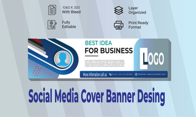 digital marketing facebook banner template